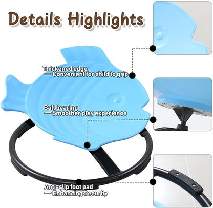 Sensory Spinning Chair for Kids Autism, Kids Swivel Chair Sensory Autism, Sit and Spin for Kids, Therapy Centers Sensory Room Items