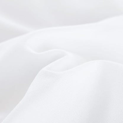 Queen Comforter Set White Comforter Boho Solid Color Bedding Comforter Set for All Season Soft lightweight Microfiber 3PCS Reversible Comforter Set (1 Comforter, 2 Pillowcases)