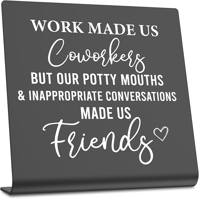 Work Bestie Gifts for Women Colleagues Coworkers Gift Office Desk Decor New Job Good Luck Goodbye Gifts For Coworkers Boss Women Friends Farewell Going Away Goodbye Gifts for Coworker dksg16