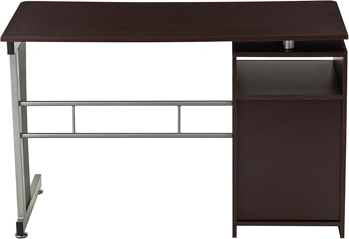 Techni Mobili Drawers Computer Desk, 48" W x 23" D x 30" H, Chocolate