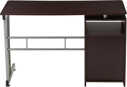 Techni Mobili Drawers Computer Desk, 48" W x 23" D x 30" H, Chocolate