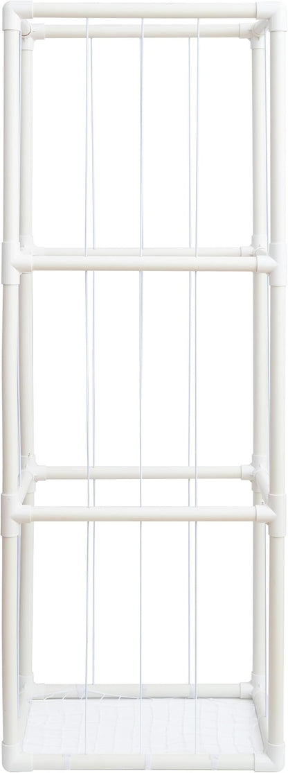 X-Large Stuffed Animal Zoo Storage Holder Stuffed Animal Storage Display Ideas PVC Plush with Bottom Net Toy Organizer Shelf Zoo Storage Cage for Doll Room Gift Play Room Nursery