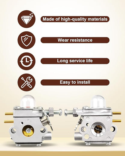 B210 Carburetor Kit for Craftsman B200 B2200 B2000 Leaf Blower, Fit for MTD Black Decker Fit for Yard Machines
