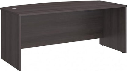 Bush Business Furniture Studio C Bow Front Desk, Computer Table for Home or Professional Office, 72W x 36D, Storm Gray