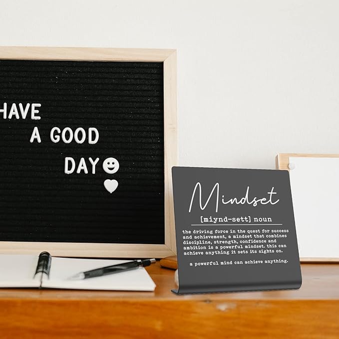 Positive Affirmations Gift for Son Daughter or Grandchild Funny Office Desk Decorde Ornament Gifts for Women Friends Coworkers Employees Motivational Decorations Cute Desk dksg24