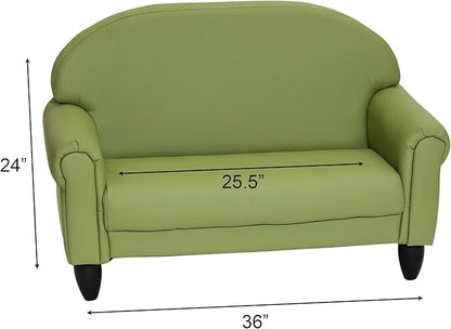 Children's Factory As We Grow Toddler Sofa, Flexible Seating for Daycare or Preschool, Kids Reading Couch, Playroom Furniture, Sage