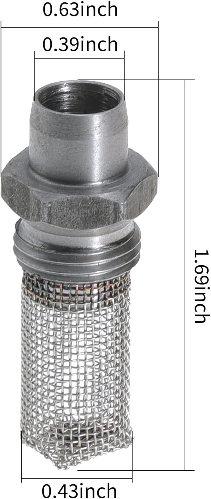 Stub Spark Arrestor for Stihl Blower BG85 BG86 BG55 BG56 BR200 SH85 SH86 SH55 SH56(Pack of 2)