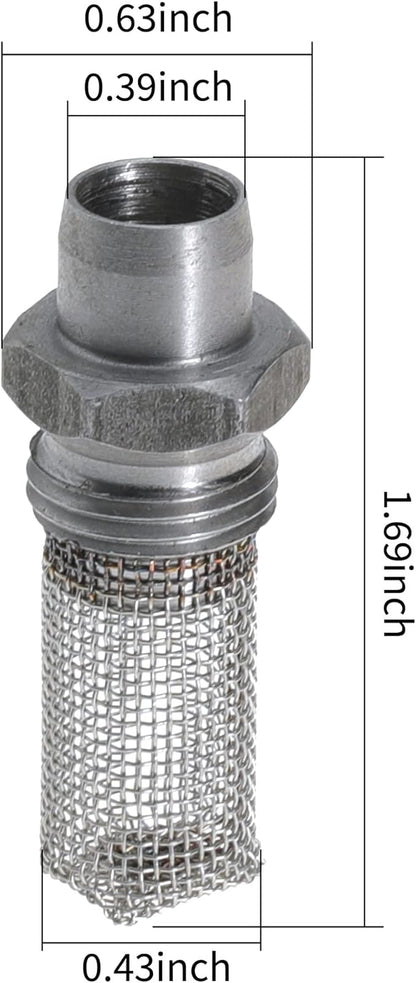 Stub Spark Arrestor for Stihl Blower BG85 BG86 BG55 BG56 BR200 SH85 SH86 SH55 SH56(Pack of 2)
