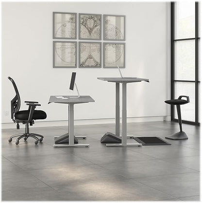 Bush Business Furniture Move 60 Series Electric Ergonomic Sit-Stand Computer Table for Home and Professional Office, 60W x 30D, Platinum Gray
