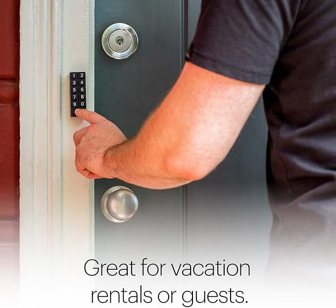 August Home Smart Keypad, Pair with Your August Smart Lock - Grant Guest Access with Unique Keycodes, Dark Gray