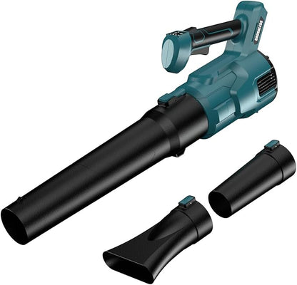 Cordless Leaf Blower for makita 18V Battery, 480 CFM Electric Blower with Brushless Motor, Adjustable 3 Speeds up to 22000RPM, Handheld Leaf Blower for Lawn Care,Yard and Snow Blowing(No Battery)