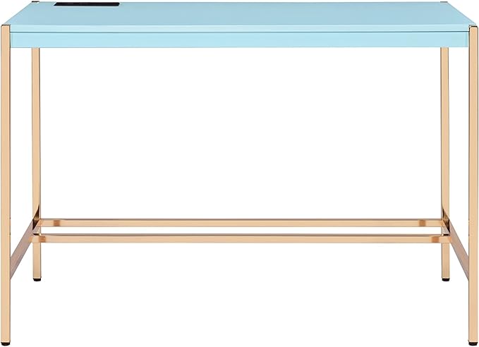 NicBex Laik-DW-00065-DX Desks, 42" W x 20" D x 30" H, Baby Blue