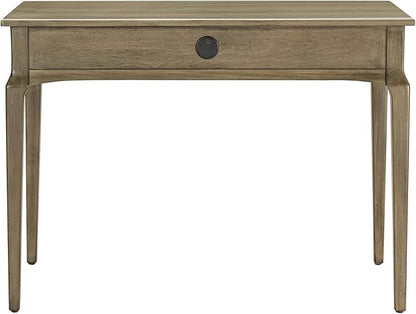Leick Home 22400-GR Stratus Laptop Computer Desk with Drop Front Keyboard Drawer, Smoke Gray