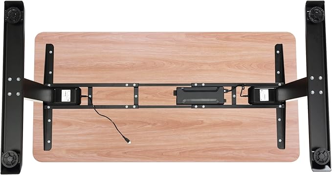 Fromann 55 x 27 inch Table Top for Adjustable Home Office Standing Desk Frames (Light Wood)