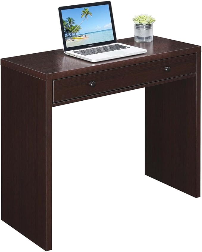 Convenience Concepts Northfield Desk with Drawer, Espresso