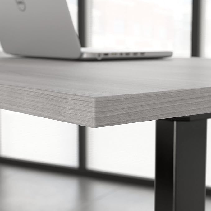 Bush Business Furniture Move 60 Electric Ergonomic Sit-Stand Computer Table for Home and Professional Office, 72W x 30D, Platinum Gray