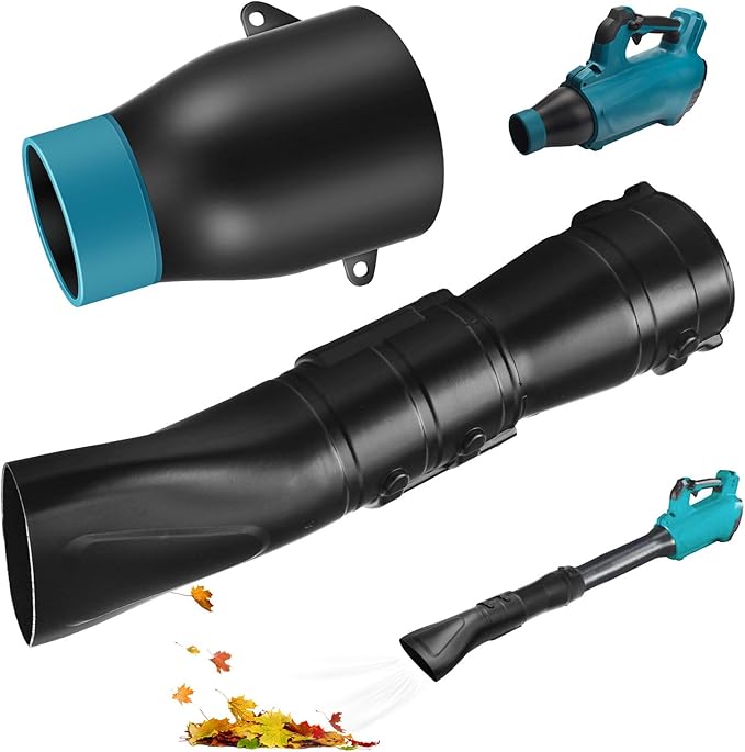 DECKMAN 191L13-5 191B21-6 Blower Nozzle Adapter/197889-6 Flat End Nozzle Attachment/Car Drying Nozzle Compatible with Makita Leaf Blowers XBU03Z XBU03SM1 XBU02Z XBU03 DUB362