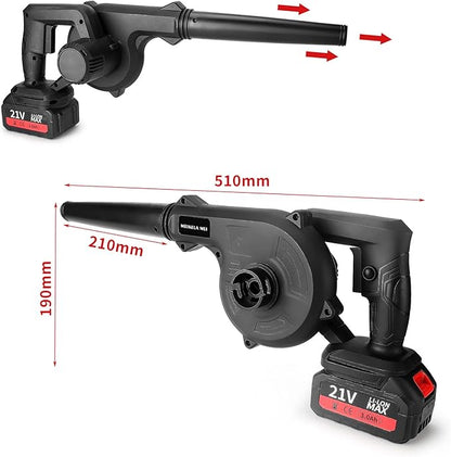 Leaf Blower Cordless with Battery and Charger ，Leaf Blower Electric Lightweight for Lawn Care, Leaves, Garden, Patio