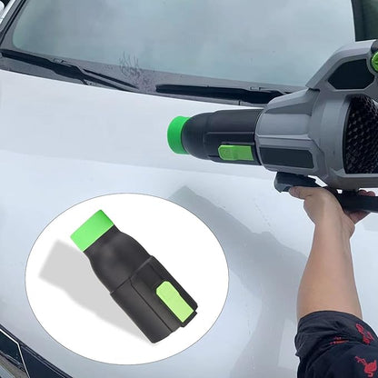 Car Drying Nozzle for EGO Leaf Blower, for Replace Blower 530, 575, 580,615, 650, 765, Bare Car Drying (8" Long) & Green Protective Silicone Band