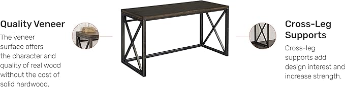Xcel Cinnamon Finish Office Desk by Home Styles