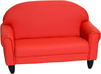 Children's Factory Red As We Grow Toddler Sofa