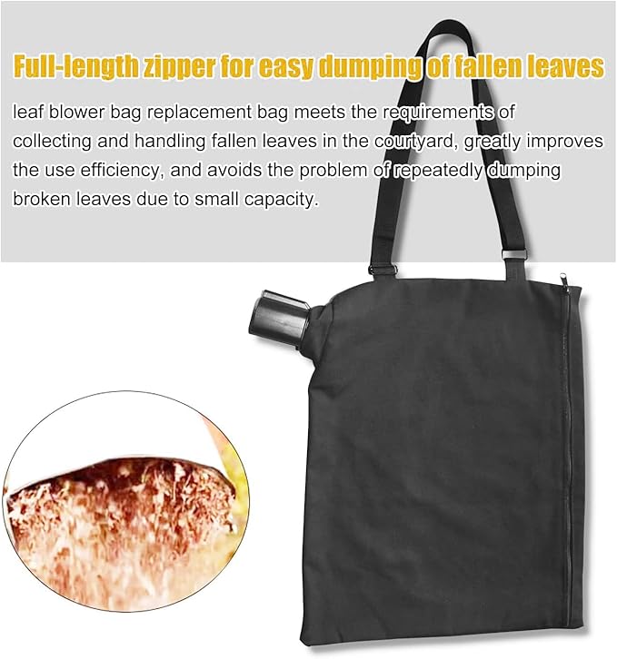 5140125-95 Shoulder Bag, Leaf Blower Vacuum for Black & Decker BV3100