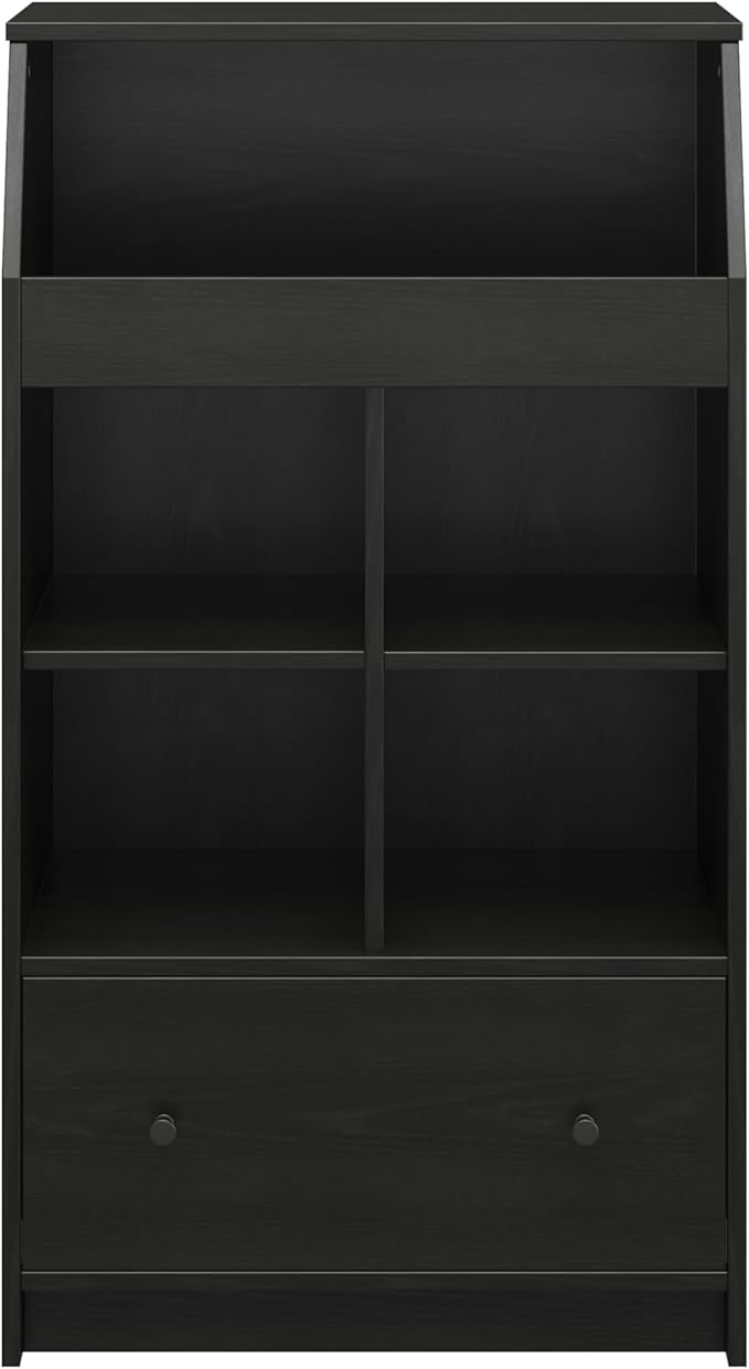 Ameriwood Home The Loft 2 Door Storage Tower, Large, Black Oak