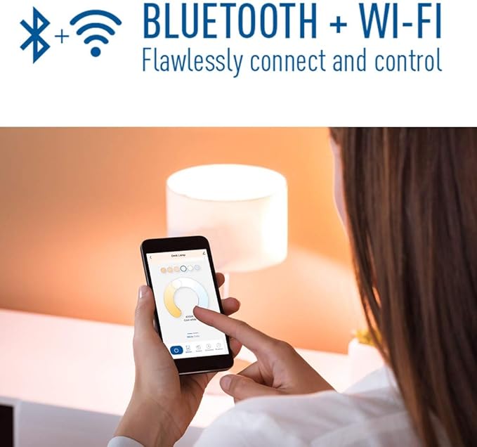 Cree Lighting Connected Max Smart Led Bulb Par38 Outdoor Flood Tunable White + Color Changing, 2.4 Ghz, Works with Alexa and Google Home, No Hub Required, Bluetooth + WiFi, 1Pk