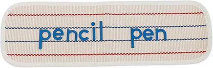 Kids Rug Montessori Mat Children Playing Mat for Nursery Cotton Working Rug Small Hand Woven Rug, 23.6''×7.8''