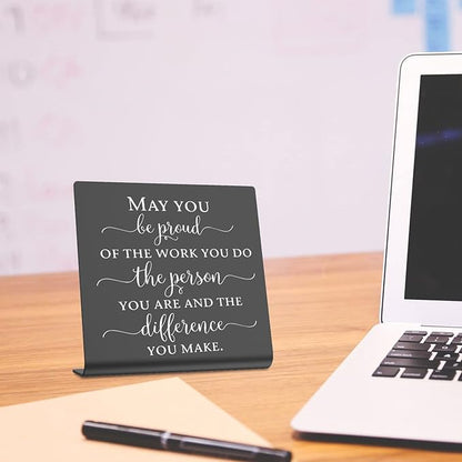 Going Away Gift for Coworker Funny Farewell Gifts For Coworkers Boss Office Desk Decor Retirement Gifts For Women Men Retirement Party Decorations New Job Gifts For Desk dksg22