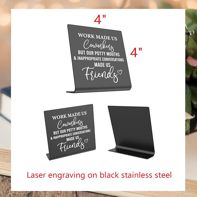 Work Bestie Gifts for Women Colleagues Coworkers Gift Office Desk Decor New Job Good Luck Goodbye Gifts For Coworkers Boss Women Friends Farewell Going Away Goodbye Gifts for Coworker dksg16