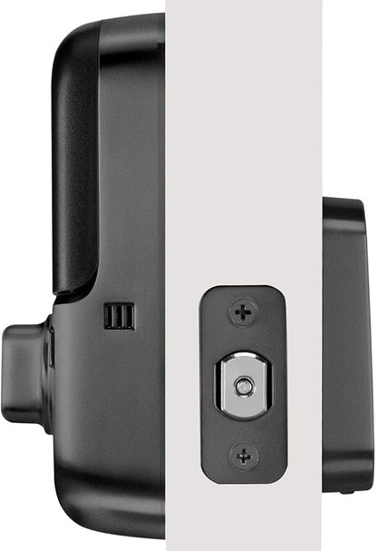 Yale Assure SL Deadbolt Smart Lock, Black Suede Keyless Entry Door Lock with Wi-Fi Connected Touchscreen for Front or Back Door, ‎YRD256-CBA-BSP