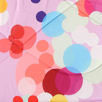 ENCOFT Pink Comforter Set Queen for Girls and Boys, Premium 3 Piece Colorful Bubbles Bedding Set Color, Comfortable and Breathable for Teens and Adults, 1 Comforter and 2 Pillowcases