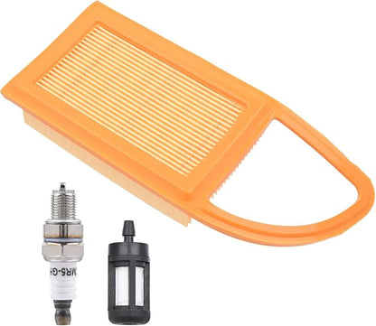 Air Filter & Fuel Filter & Spark Plug for Stihl BR500 BR550 BR600 BR700 Backpack Blower Replace 4282 141 0300 4282 141 0300B