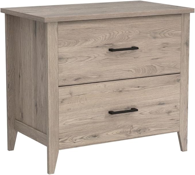 Sauder Summit Station 2-Drawer Lateral File Cabinet, L: 33.86" x W: 20.87" x H: 29.02", Laurel Oak