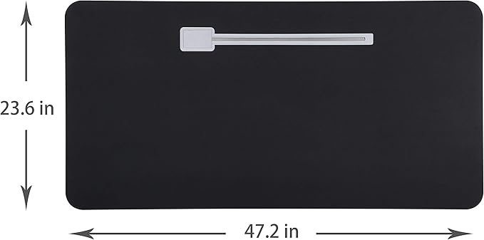 ApexDesk 47" Computer Desk, Modern Simple Style Desk for Home Office, Study Student Writing Desk - Black