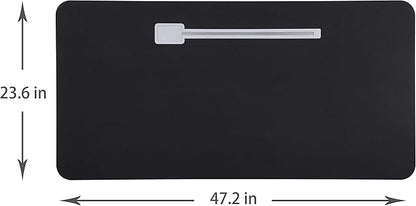 ApexDesk 47" Computer Desk, Modern Simple Style Desk for Home Office, Study Student Writing Desk - Black
