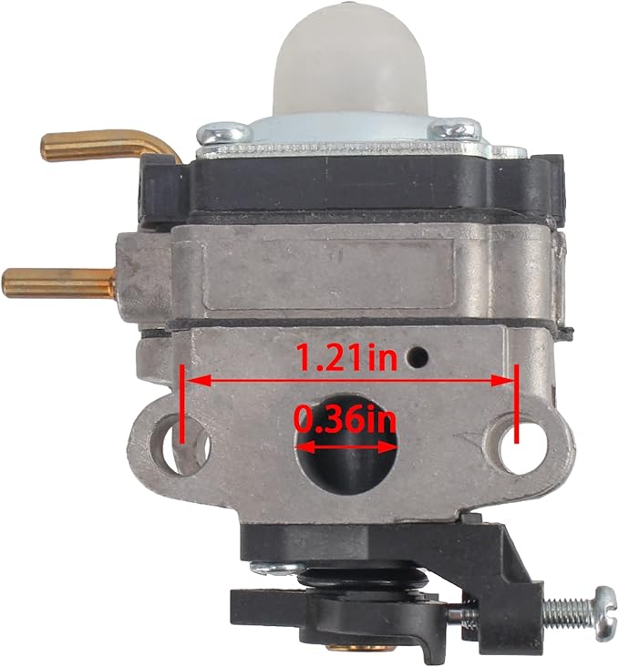 Carbhub TBP6160 TB4BP TB4BPEC 753-05676A Carburetor for Troy-Bilt TB4BP (41AR4BPG966) TBP6160 TB4BPEC Backpack Blower 753-05676A Carburetor with Air Fuel Filter
