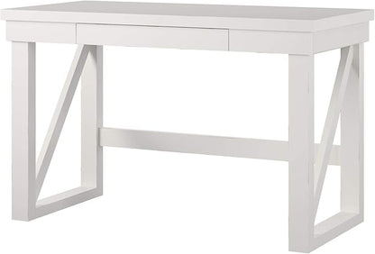 Ameriwood Home Crestwood, White Computer Desk,