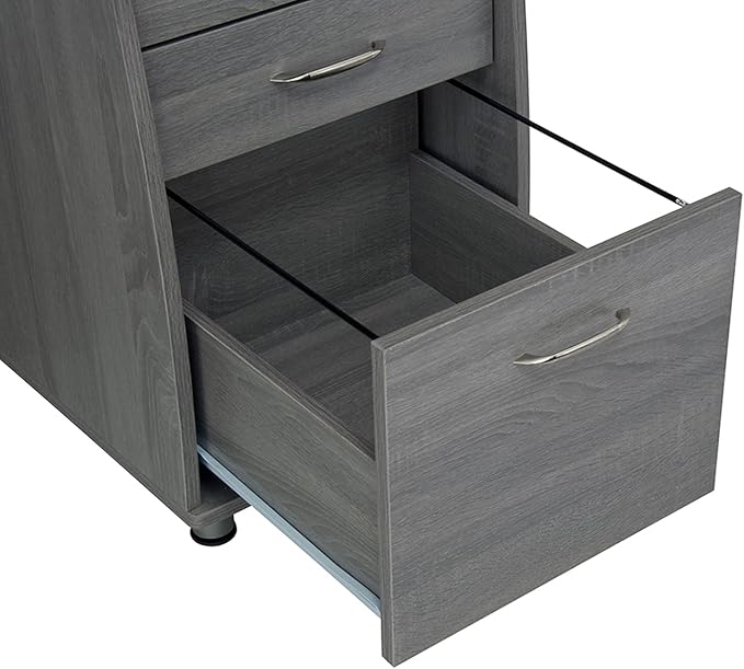 NicBex Laik-DW-00043-DX Desks, 47.5" W x 23.5" D x 30" H, Gray
