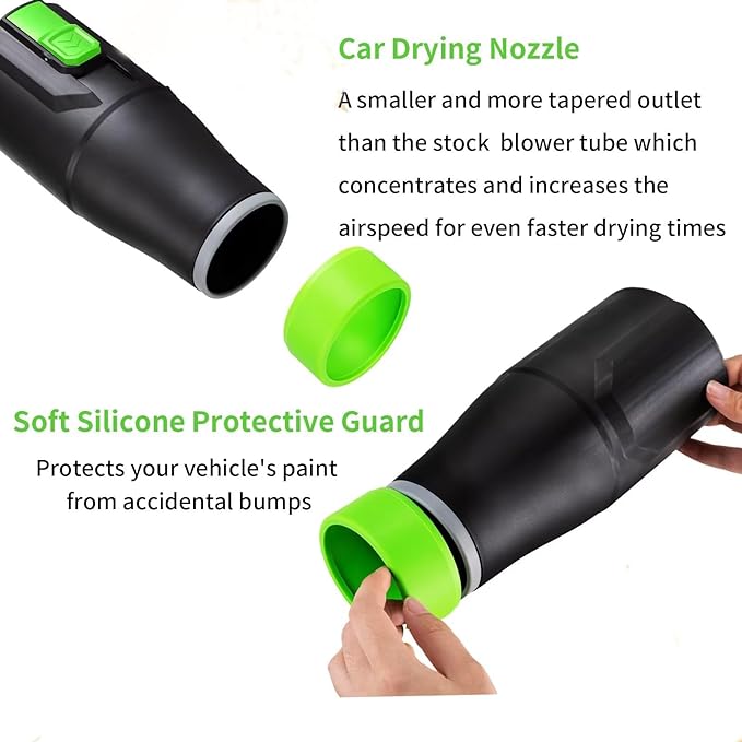 Car Drying Nozzle for EGO Leaf Blower Nozzle Work for 530 575 580 615 650 765 670- Bare Nozzle 1 Pack