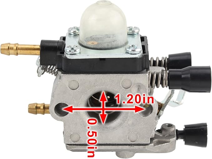 BG55 Carburetor for BG45 BG65 BG85 BG55 Blower for C1Q-S68,C1Q-S68G,C1Q-S68D, C1Q-S68E, C1Q-S64 Carburetor Carb with Air Filter Fuel Filter Spark Plug Muffler Stub Spark Arrestor