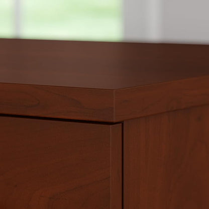 Bush Furniture Somerset 2 Drawer Lateral File Cabinet | Letter, Legal, and A4-size Document Storage for Home Office, 30W x 17D x 29H, Hansen Cherry