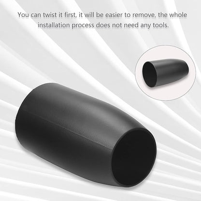 Leaf Blower Flat Nozzle and Flare Nozzle Tip Compatible with Milwaukee Leaf Blower 2724-20 2724-21, touchless Quick Drying, Cleaning and Other uses., Easy to Install and Remove.(Black)