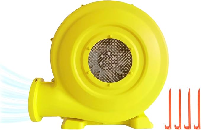 Inflatable Blower,1200W 1.5 HP Inflatable Bouncer Blower,Air Blower for Inflatables,Commercial Bounce House Blower for Bounce House,Inflatable Figures Outdoor Christmas Decorations