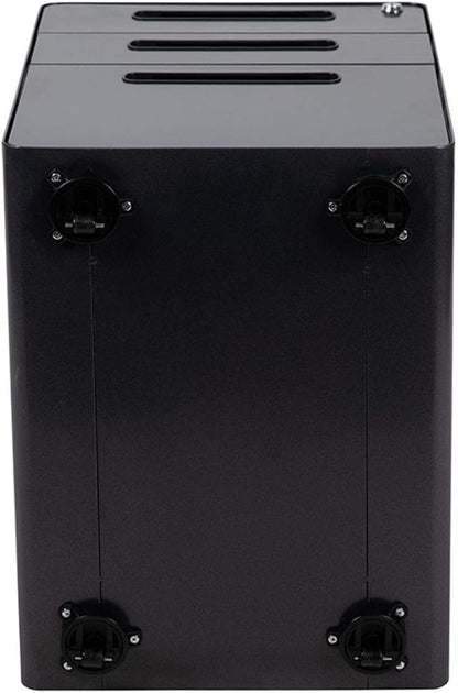 Flash Furniture Wren Ergonomic 3-Drawer Mobile Locking Filing Cabinet with Anti-Tilt Mechanism and Hanging Drawer for Legal & Letter Files, Black