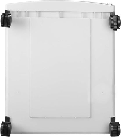 Storex 61311A01C File Cabinet, 1-Pack, Gray/Black