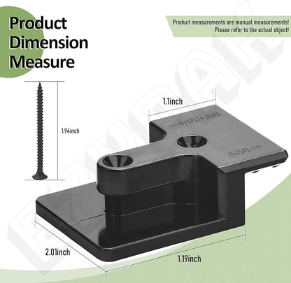 Blower Mounting Bracket for EGO 530, 615, 650, LB5300 Leaf Blower, with Blower Battery Bracket - Black