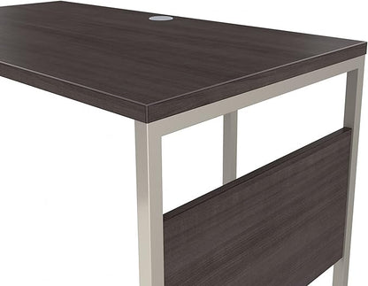 Bush Business Furniture Hybrid Desk Return/Bridge, 42W x 24D, Storm Gray