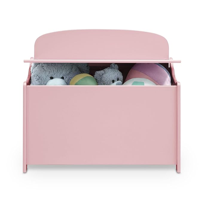 Delta Children MySize Deluxe Toy Boxes, Dusty Rose and Deep Blue